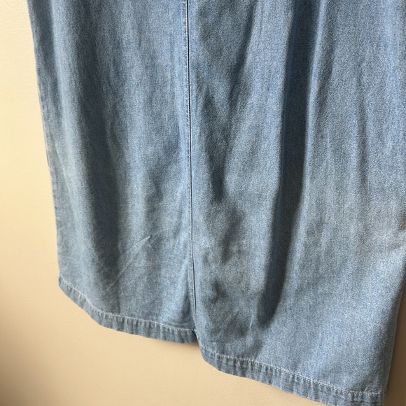 1990s Vintage Denim T-shirt Dress - Picture 6 of 6